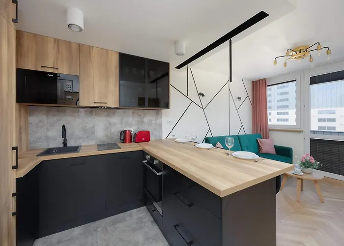 Modern One-bedroom In The Centre 550 M To The Palace Of Culture And Science By Renters